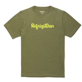 Refrigiwear Army Cotton Tee with Contrast Logo -   -  Refrigiwear.
